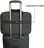 KROSER Laptop Bag XXL Laptop Briefcase Fits Up to 18 Inch Laptop Water-Repellent Gaming Computer Bag Shoulder Bag Expandable Capacity for Travel/Business/School/Men-Black - Image 6